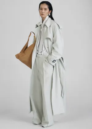Yasmine Trench Coat - Mint