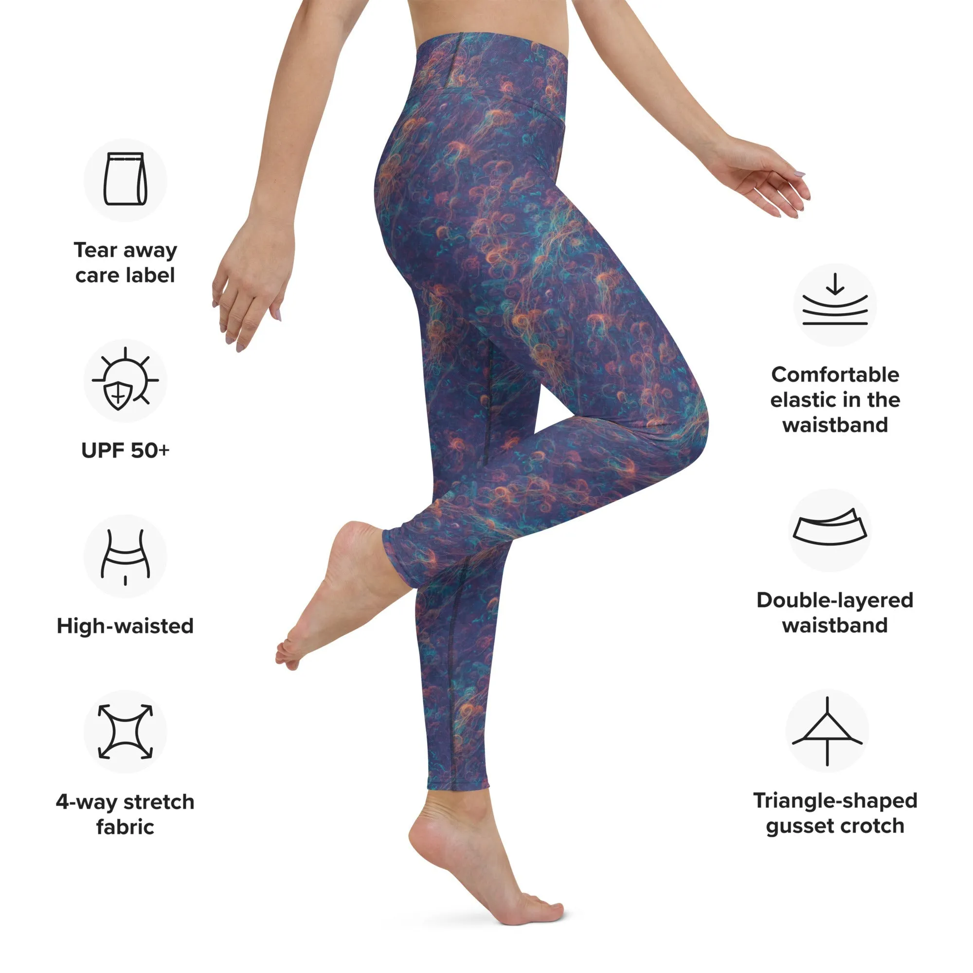 Yoga Leggings Galactic Tangle
