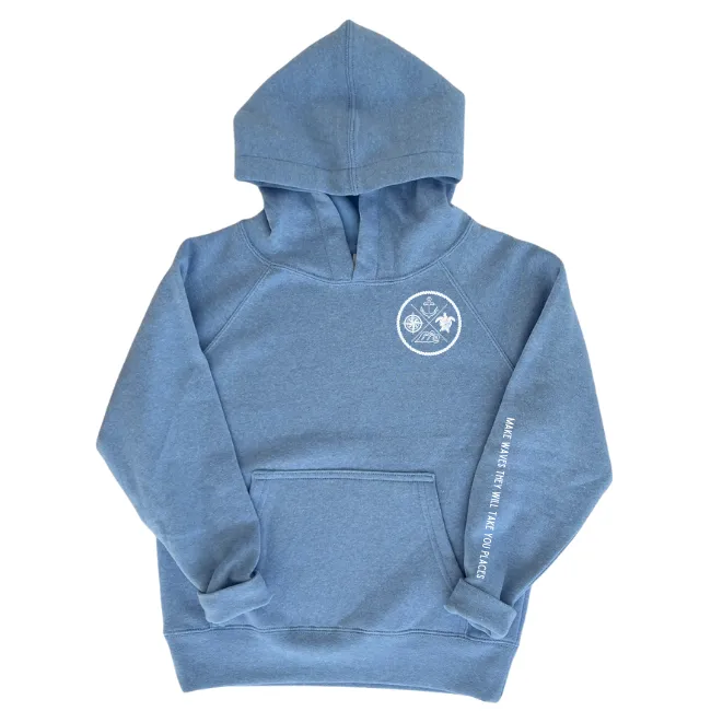 Youth Lightweight Wave Maker-Crest Hoodie-Comes in 2 Colors