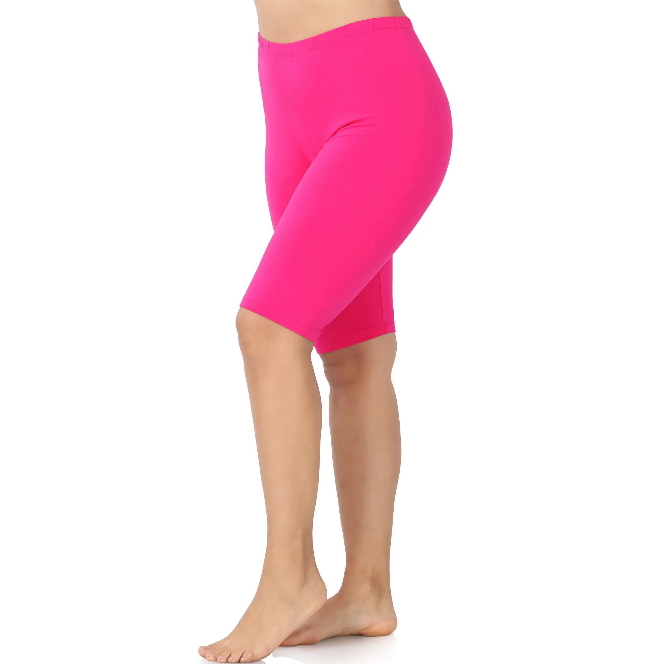 Zenana Women's Workout Yoga Running Compression Exercise Biker Shorts OP-1803XBA