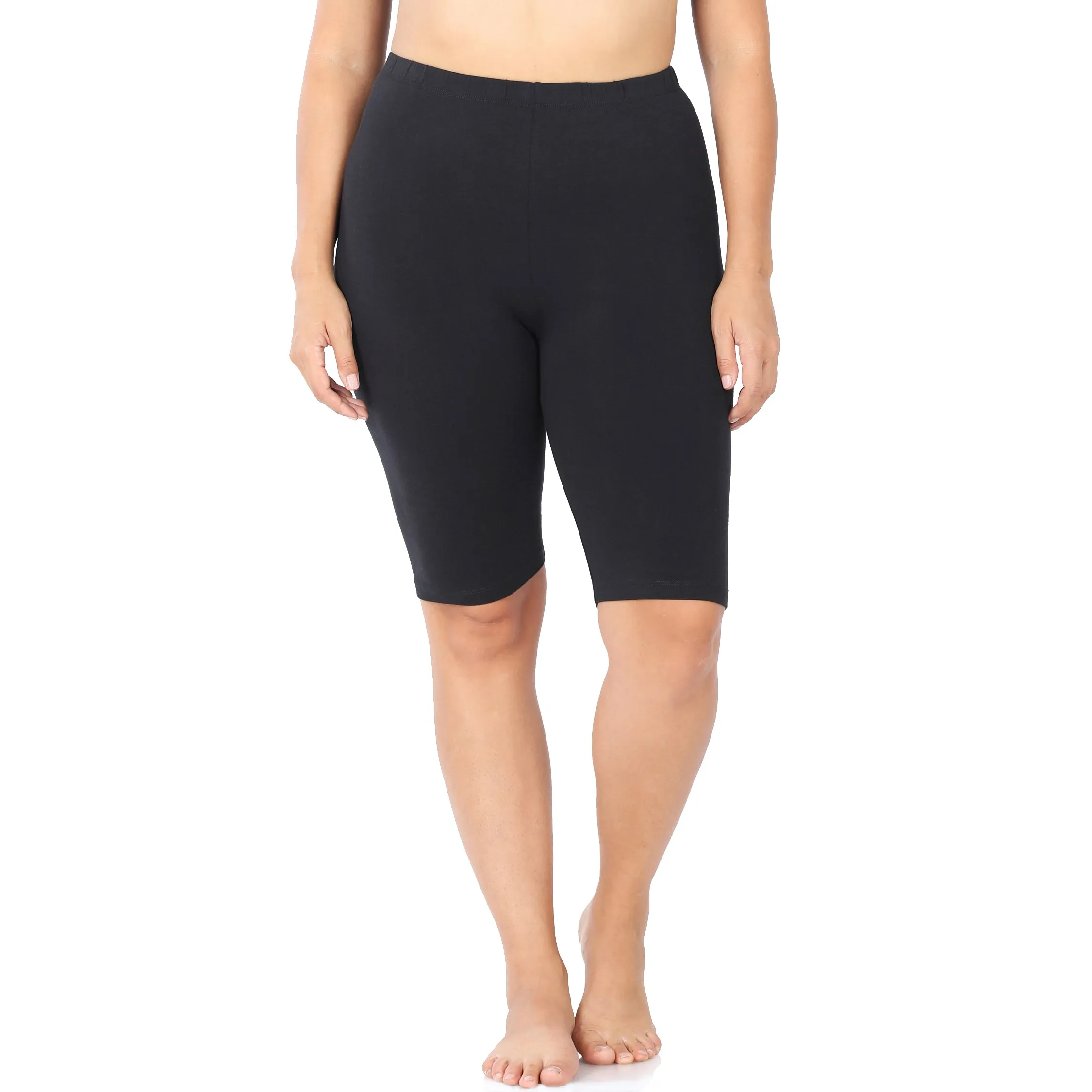 Zenana Women's Workout Yoga Running Compression Exercise Biker Shorts OP-1803XBA